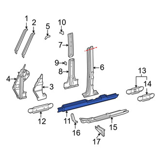 Mercedes-Benz OE - Right Rocker Panel