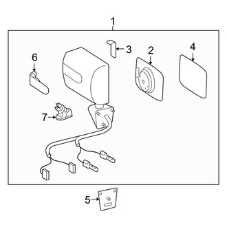 Mercedes-Benz OE - Front Door - Outside Mirrors