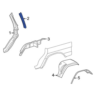 Mercedes-Benz OE - Right Body D-Pillar