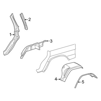 Mercedes-Benz OE - Quarter Panel - Inner Structure
