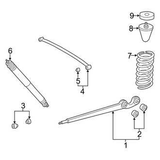 Mercedes-Benz OE - Rear Suspension - Suspension Components
