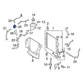 Mercedes-Benz OE - Engine Auxiliary Water Pump