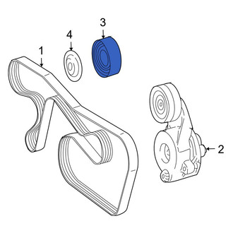 Mercedes-Benz OE - Accessory Drive Belt Idler Pulley