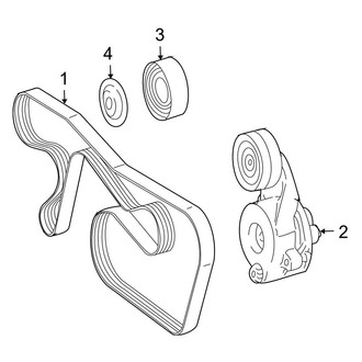 Mercedes-Benz OE - Cooling - Belts & Pulleys (3.0L)
