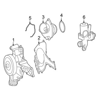 Mercedes-Benz OE - Cooling - Water Pump