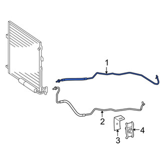 Mercedes-Benz OE - Automatic Transmission Oil Cooler Tube