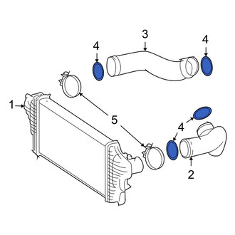 Mercedes-Benz OE - Intercooler Tube Seal