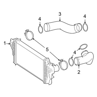 Mercedes-Benz OE - Cooling - Intercooler (3.0L)