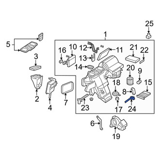 Mercedes-Benz OE - HVAC Duct Air Temperature Sensor