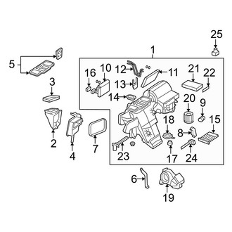 Mercedes-Benz OE - Air Conditioner & Heater - Evaporator & Heater Components