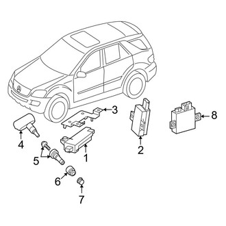 Mercedes-Benz OE - Electrical - Tire Pressure Monitor Components