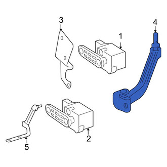 Mercedes-Benz OE - Front Left Headlight Level Sensor Strut Support