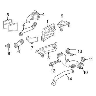 Mercedes-Benz OE - Engine - Air Intake (3.0L)