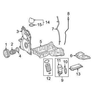 Mercedes-Benz OE - Engine Oil Filter Housing