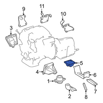 Mercedes-Benz OE - Automatic Transmission Mount