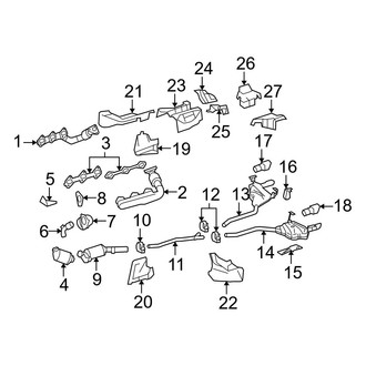 Mercedes-Benz OE - Exhaust System - Exhaust Components