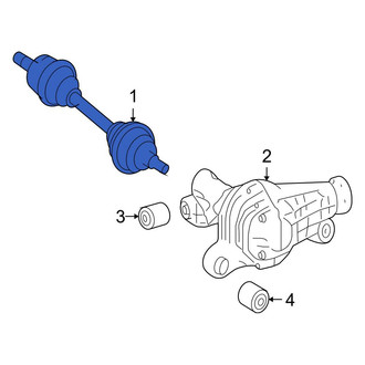 Mercedes-Benz OE - Front Left CV Axle Assembly