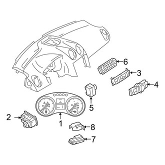 Mercedes-Benz OE - Instrument Panel - Cluster & Switches