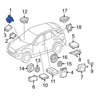 Mercedes-Benz OE - Radio Control Unit