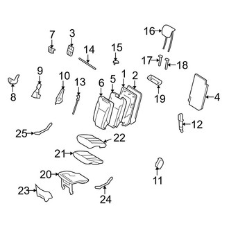 Mercedes-Benz OE - Seats & Tracks - Third Row Seats