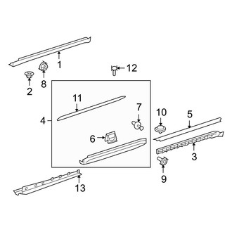 Mercedes-Benz OE - Pillars, Rocker & Floor - Exterior Trim