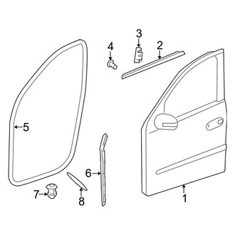 Mercedes-Benz OE - Front Door - Door & Components