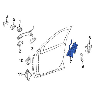 Mercedes-Benz OE - Front Right Door Latch Assembly