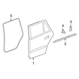 Mercedes-Benz OE - Rear Door - Door & Components