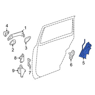 Mercedes-Benz OE - Front Left Door Latch Assembly