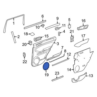 Mercedes-Benz OE - Front Right Door Window Switch