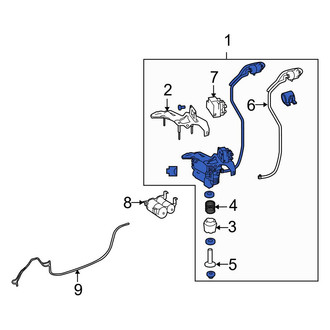 Mercedes-Benz OE - Rear Air Suspension Compressor