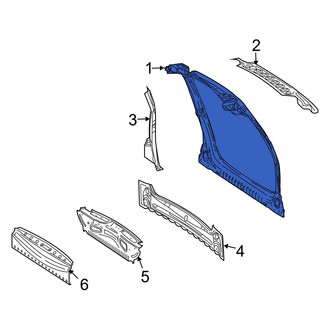 Mercedes-Benz OE - Rear Left Side Body Panel Reinforcement