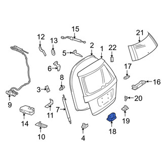 Mercedes-Benz OE - Rear Liftgate Latch