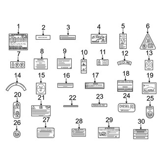 Mercedes-Benz OE - Information Labels - Labels