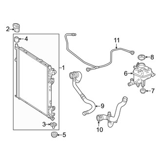 Mercedes-Benz OE - Cooling - Radiator & Components
