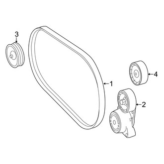 Mercedes-Benz OE - Cooling - Belts & Pulleys