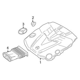 Mercedes-Benz OE - Engine Appearance Cover