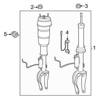 Mercedes-Benz OE - Front Suspension - Shocks & Components
