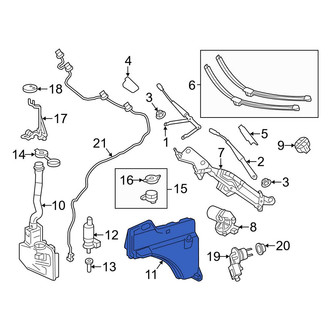 Mercedes-Benz OE - Front Washer Fluid Reservoir