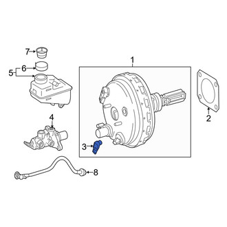Mercedes-Benz OE - Power Brake Booster Vacuum Sensor