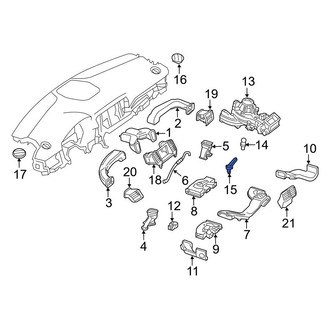 Mercedes-Benz OE - HVAC Duct Air Temperature Sensor