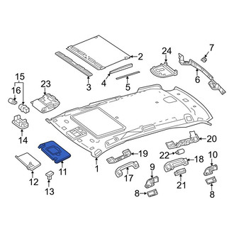 Mercedes-Benz OE - Right Sun Visor