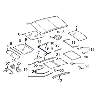 Mercedes-Benz OE - Sunroof Deflector