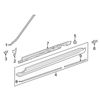 Mercedes-Benz OE - Pillars, Rocker & Floor - Exterior Trim