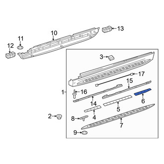 Mercedes-Benz OE - Rear Right Running Board Stud