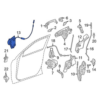 Mercedes-Benz OE - Front Right Door Lock Actuator Motor
