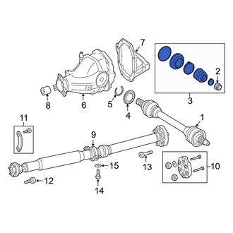 Mercedes-Benz OE - Front Inner CV Joint Boot Kit
