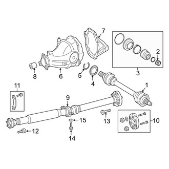 Mercedes-Benz OE - Rear Suspension - Axle & Differential