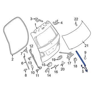 Mercedes-Benz OE - Liftgate Lift Support