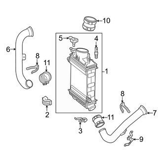 Mercedes-Benz OE - Cooling - Intercooler (Engine Mounted)